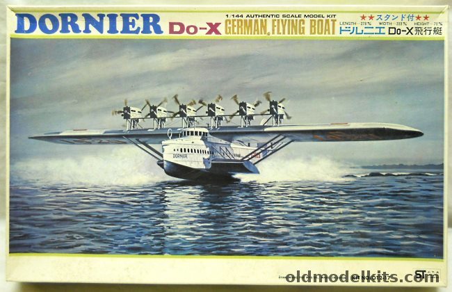 Otaki 1/144 Dornier Do-X  Flying Boat - (DoX), OT2-17-1200 plastic model kit